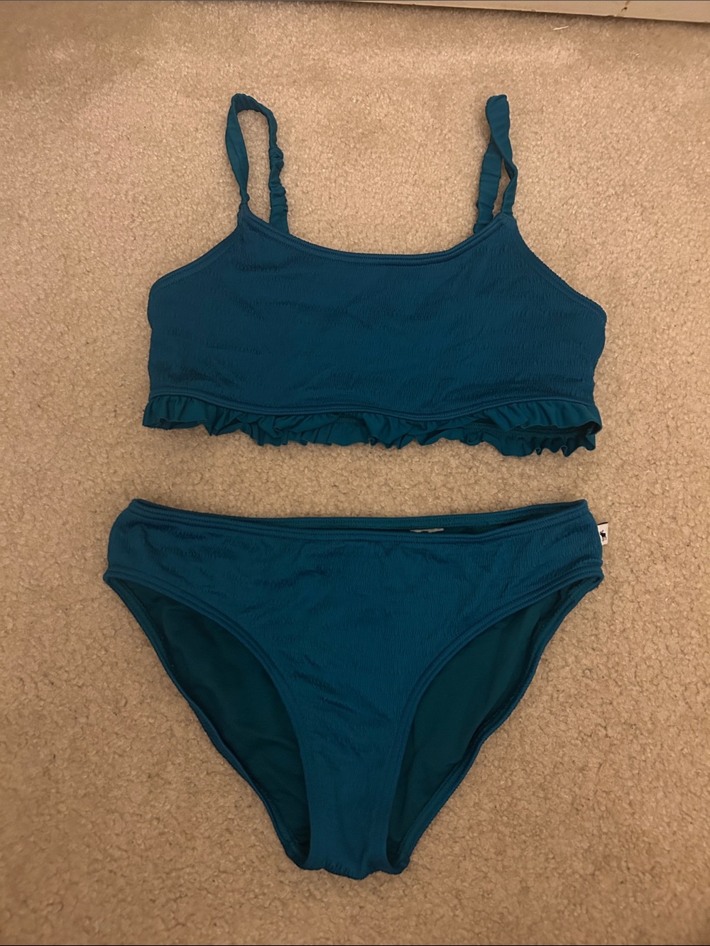 Teen Girls Teal Bikini Set